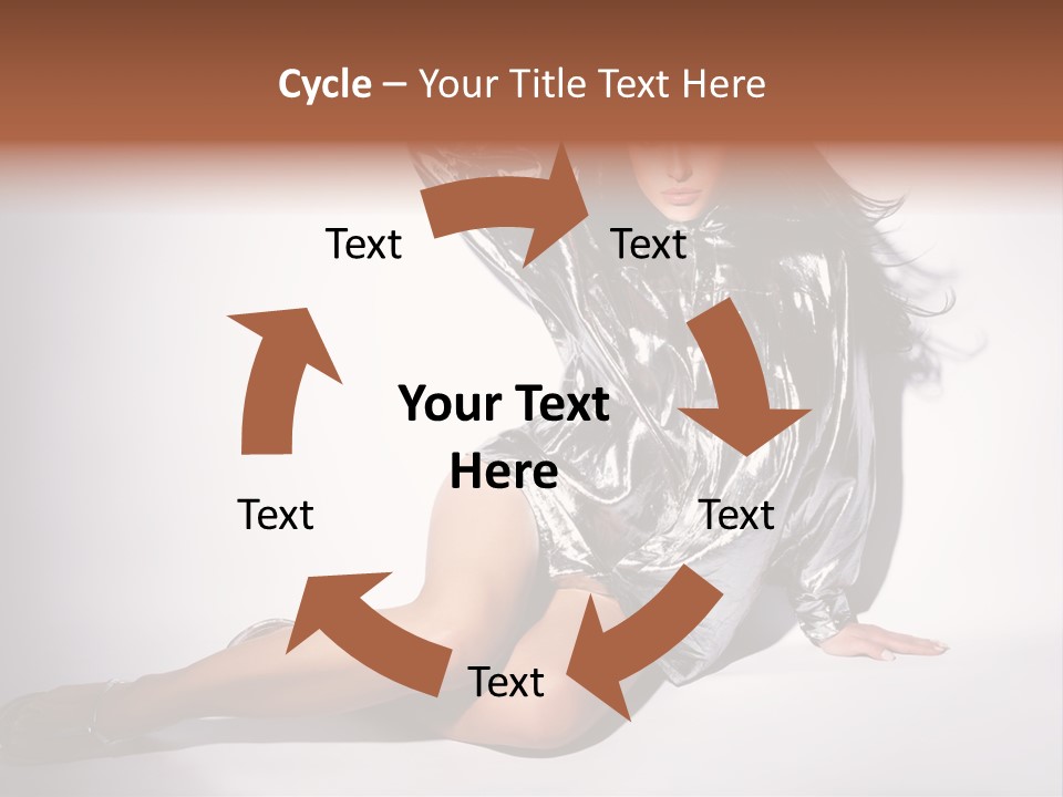 Lifestyle One Figure PowerPoint Template