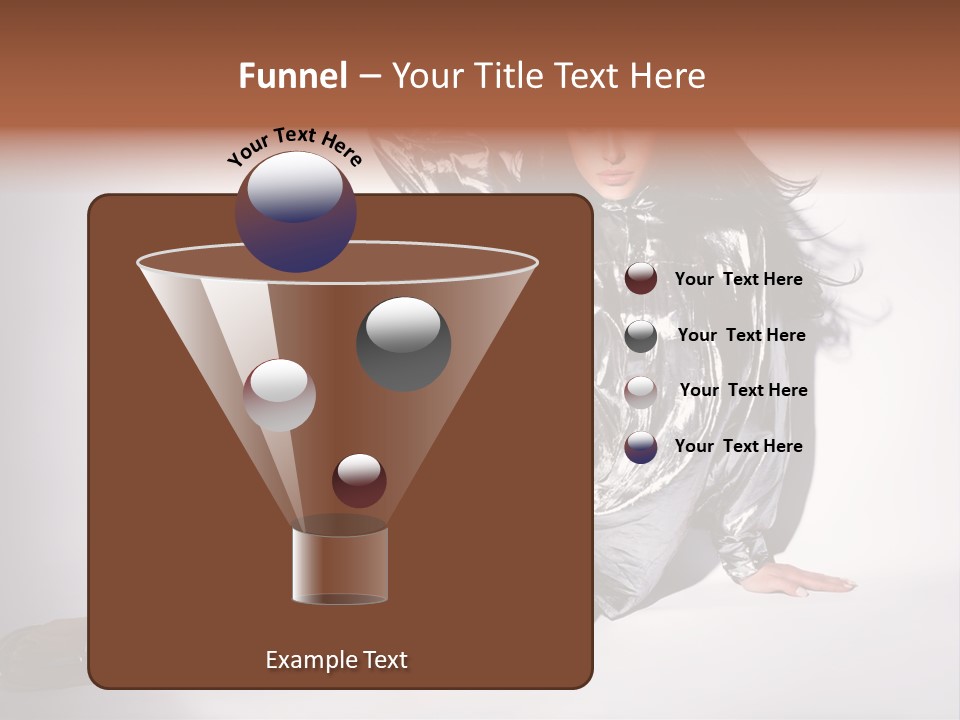 Lifestyle One Figure PowerPoint Template