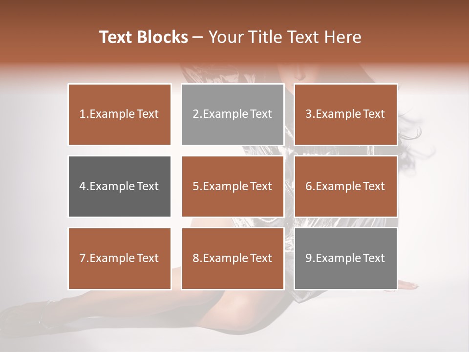 Lifestyle One Figure PowerPoint Template