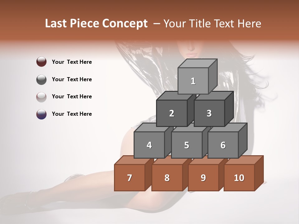 Lifestyle One Figure PowerPoint Template