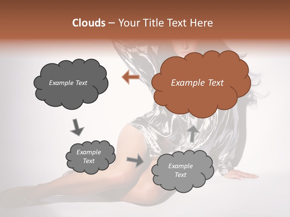 Lifestyle One Figure PowerPoint Template