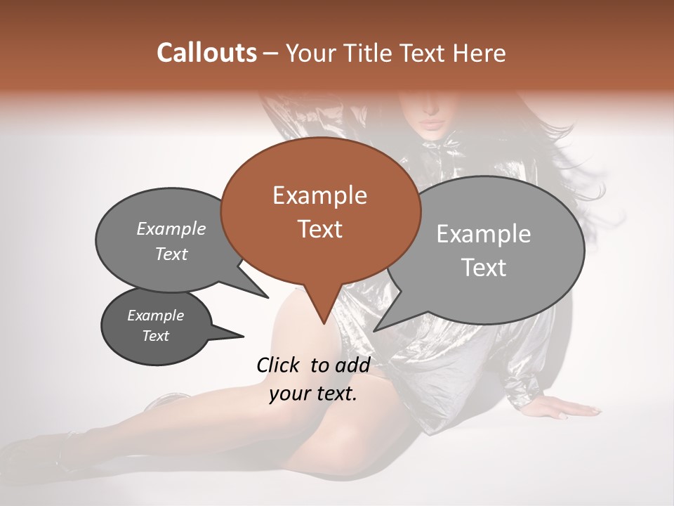 Lifestyle One Figure PowerPoint Template
