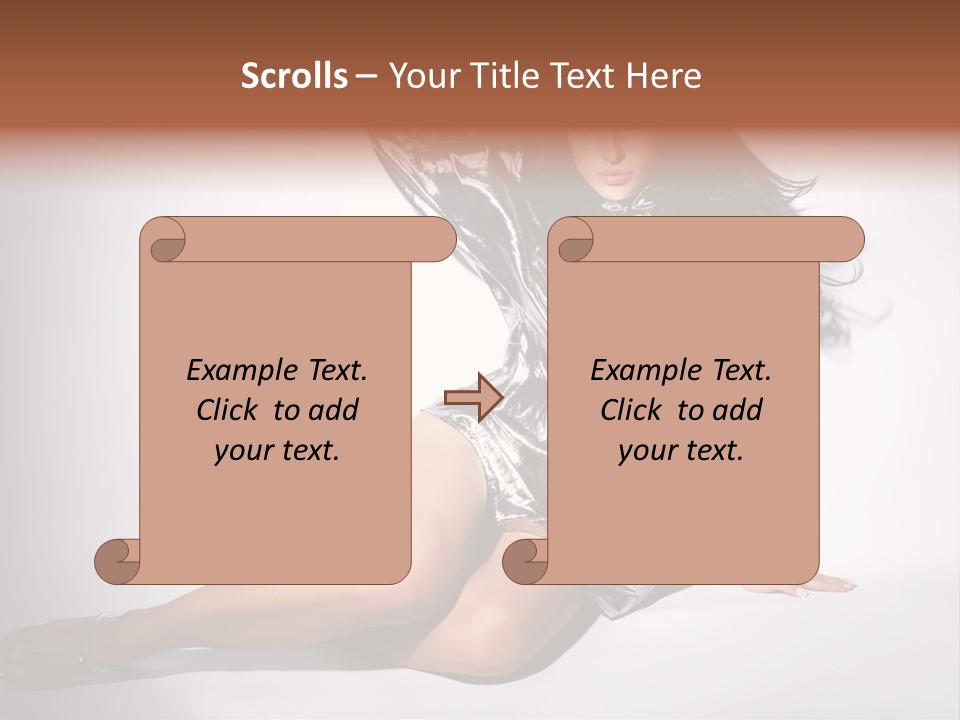 Lifestyle One Figure PowerPoint Template