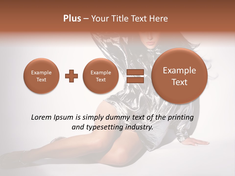 Lifestyle One Figure PowerPoint Template