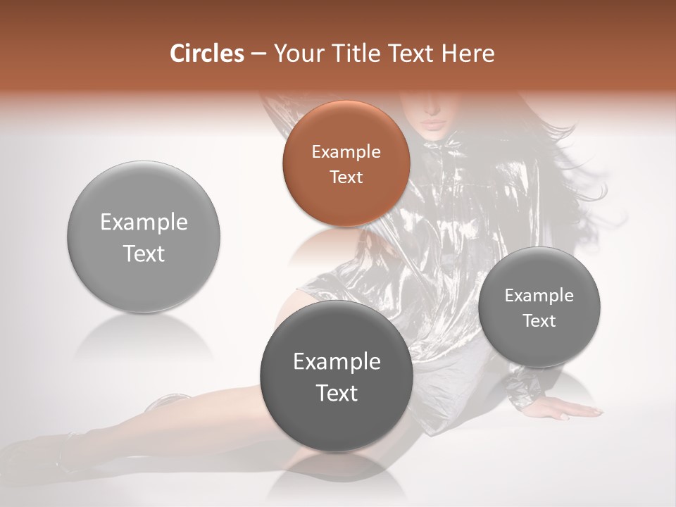 Lifestyle One Figure PowerPoint Template