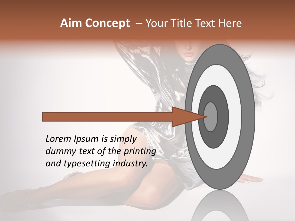 Lifestyle One Figure PowerPoint Template