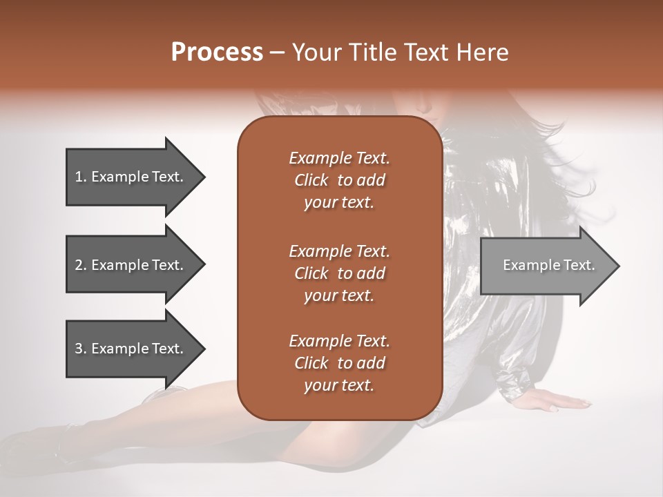 Lifestyle One Figure PowerPoint Template