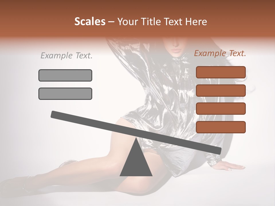 Lifestyle One Figure PowerPoint Template