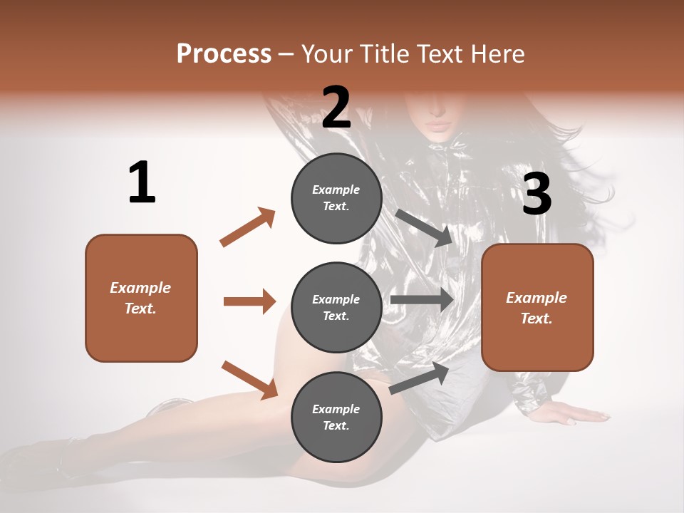 Lifestyle One Figure PowerPoint Template