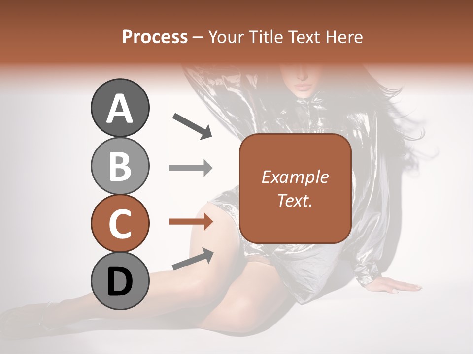 Lifestyle One Figure PowerPoint Template