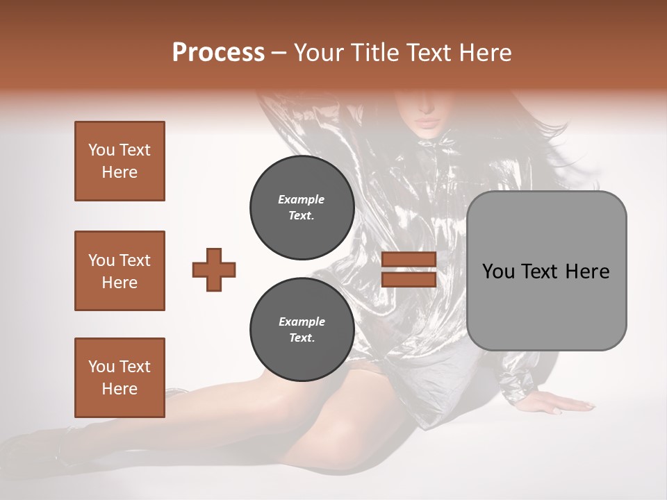 Lifestyle One Figure PowerPoint Template