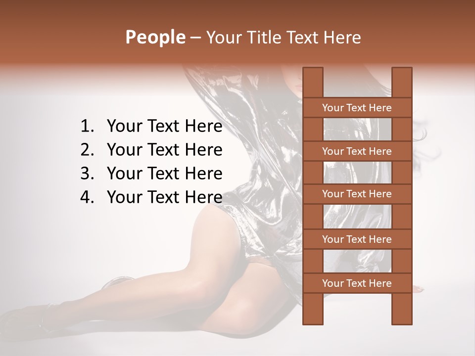 Lifestyle One Figure PowerPoint Template