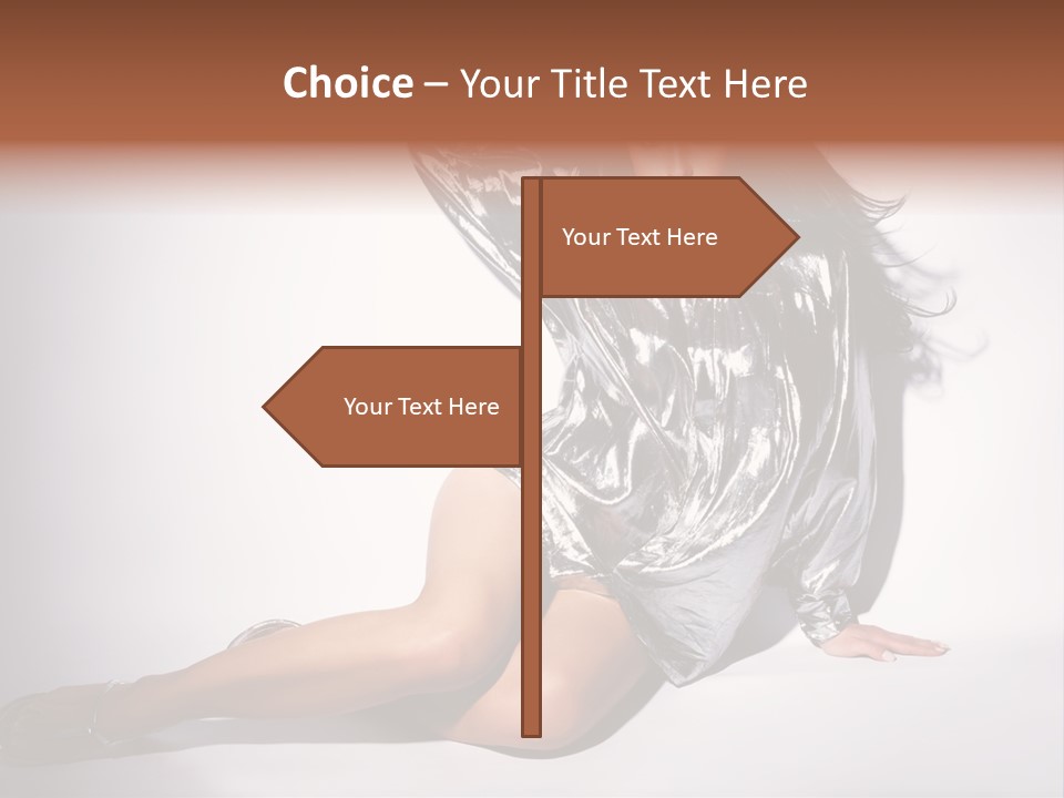 Lifestyle One Figure PowerPoint Template