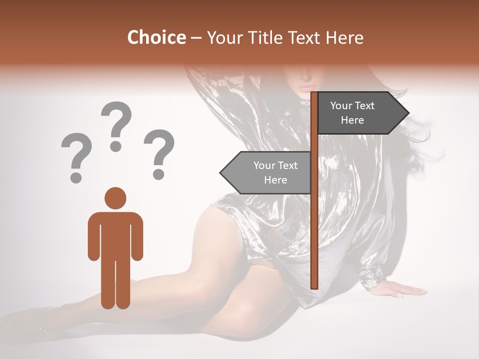 Lifestyle One Figure PowerPoint Template