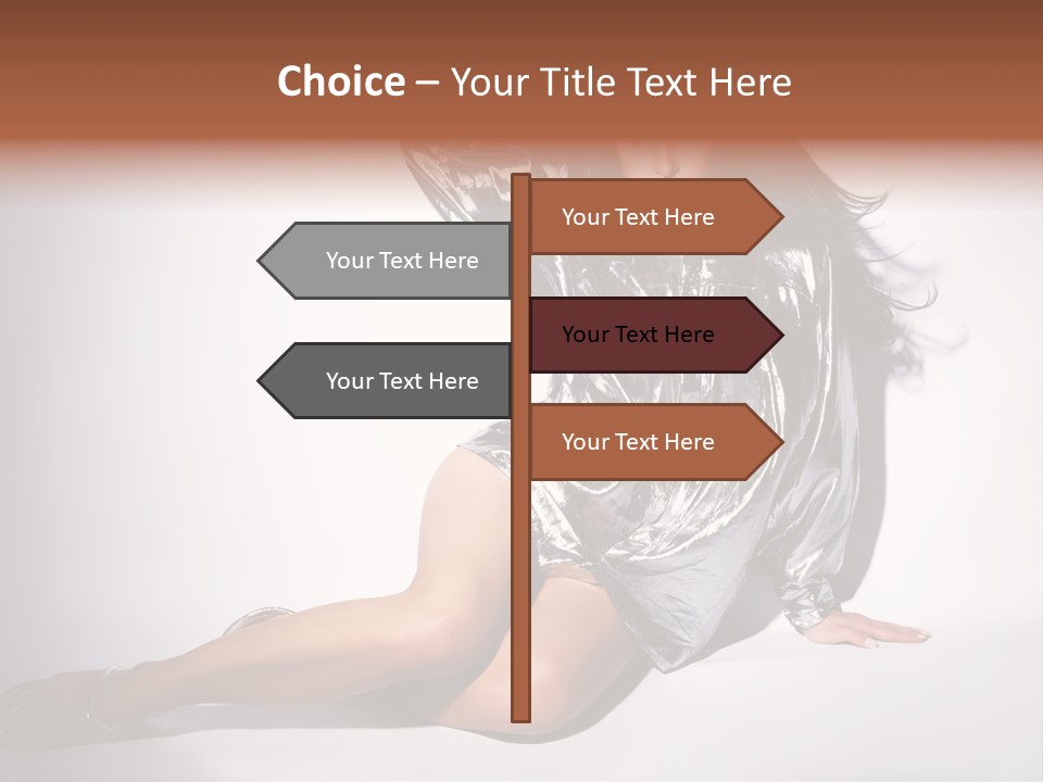 Lifestyle One Figure PowerPoint Template