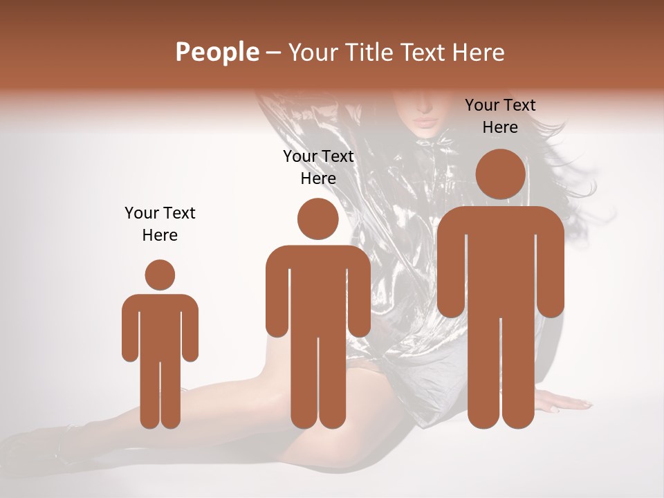 Lifestyle One Figure PowerPoint Template