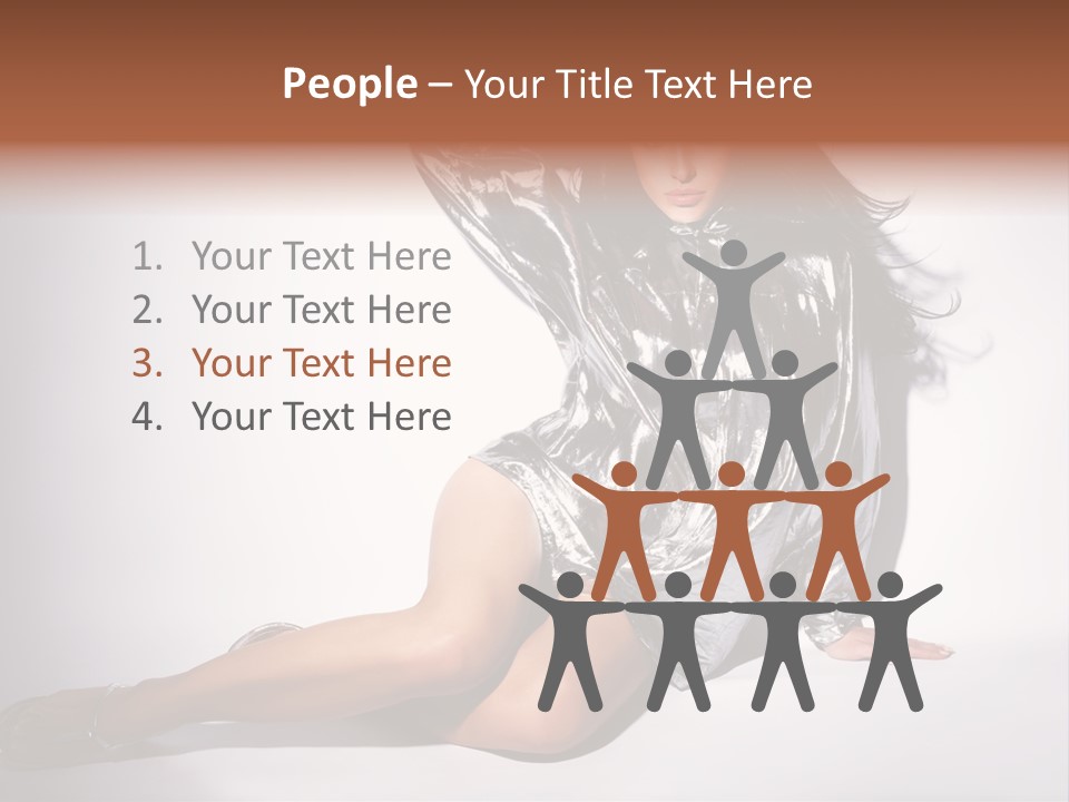 Lifestyle One Figure PowerPoint Template