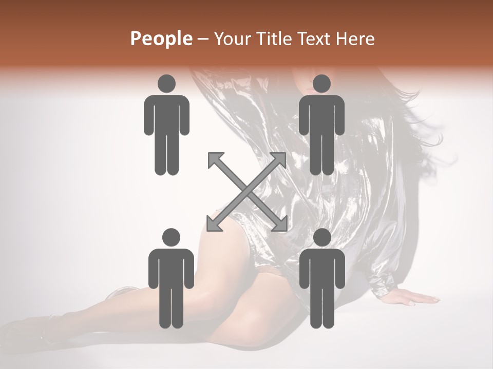 Lifestyle One Figure PowerPoint Template