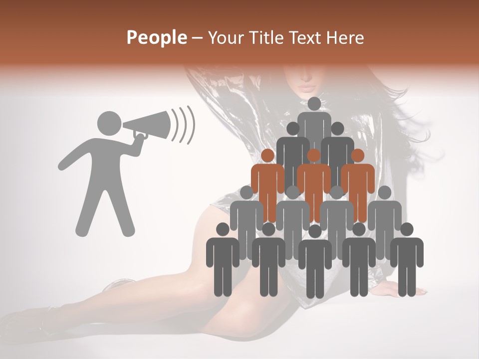 Lifestyle One Figure PowerPoint Template