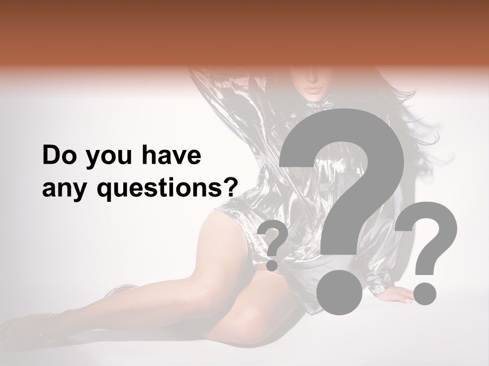 Lifestyle One Figure PowerPoint Template