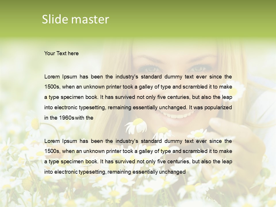 Wellness Having Fun Pretty PowerPoint Template