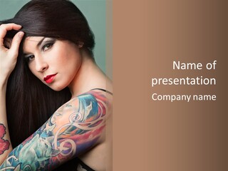 Gorgeous Portrait Attractive PowerPoint Template