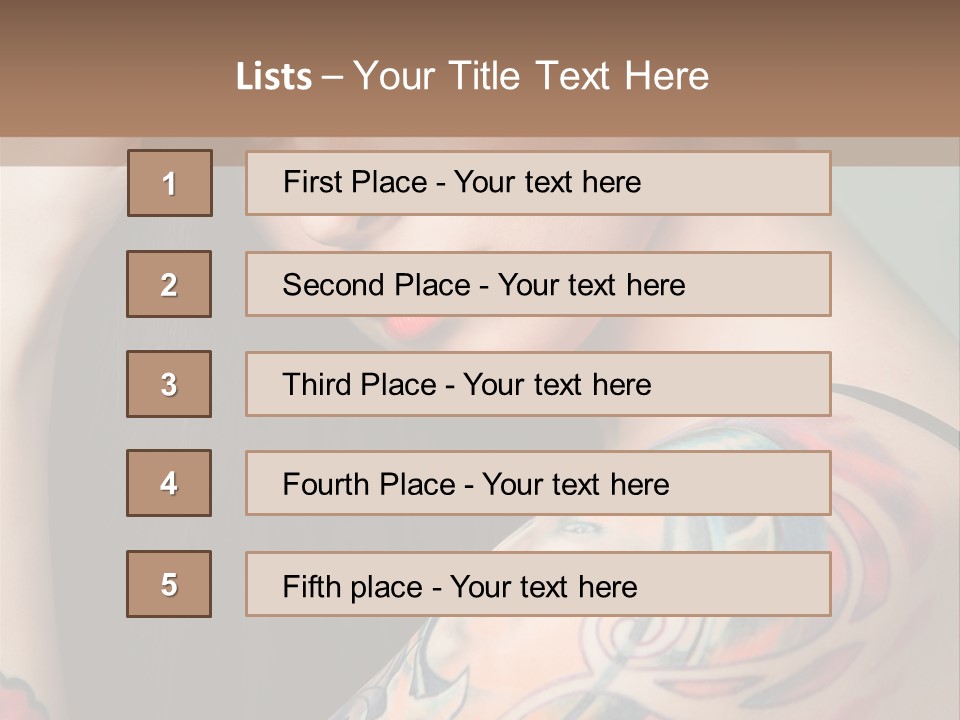 Gorgeous Portrait Attractive PowerPoint Template