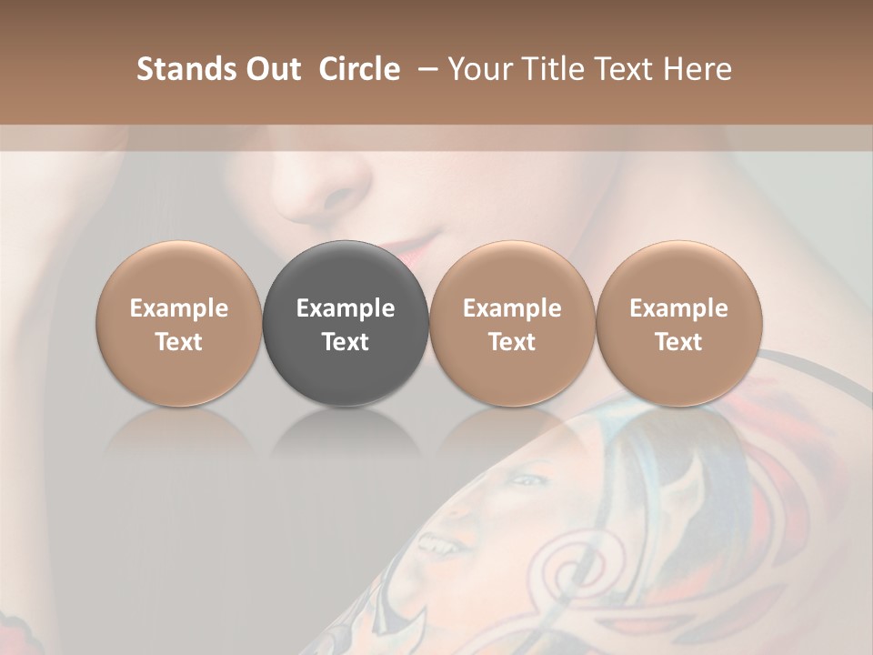 Gorgeous Portrait Attractive PowerPoint Template