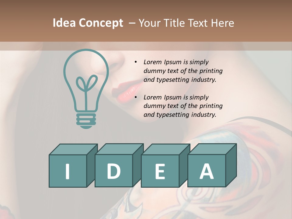 Gorgeous Portrait Attractive PowerPoint Template