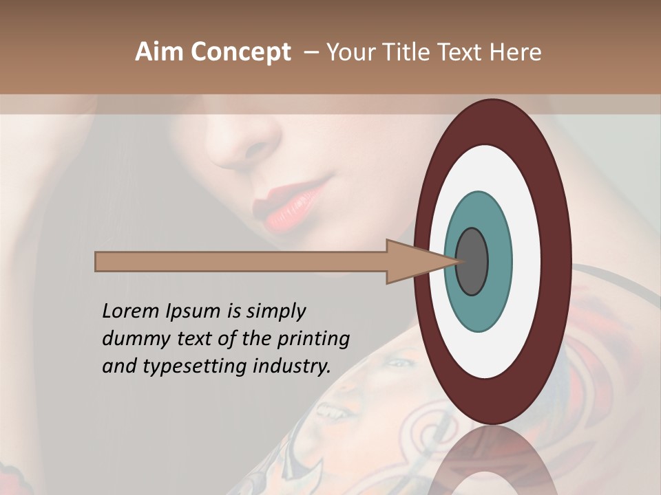 Gorgeous Portrait Attractive PowerPoint Template