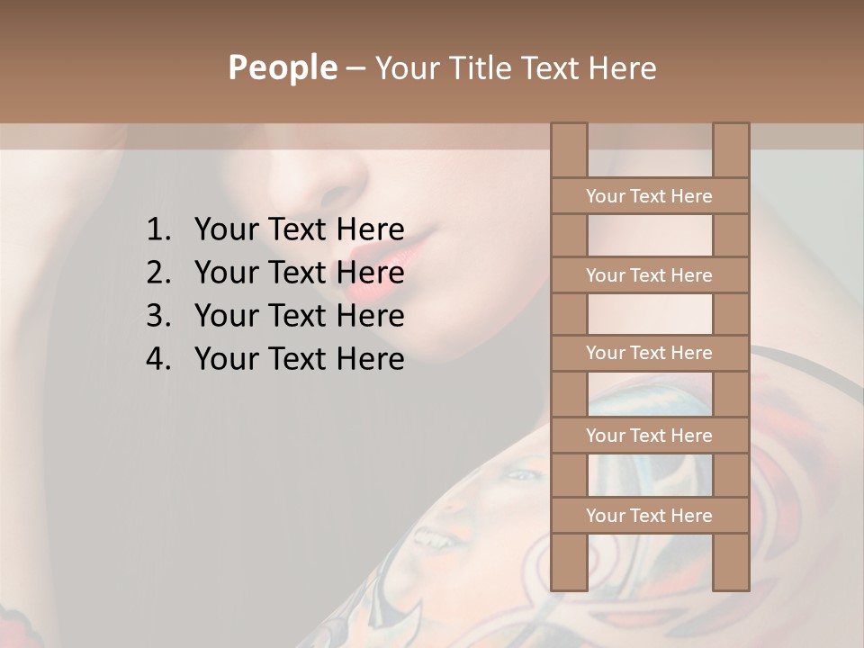 Gorgeous Portrait Attractive PowerPoint Template