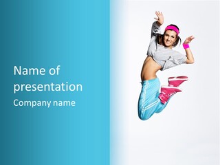 Smile Dance Stretching PowerPoint Template