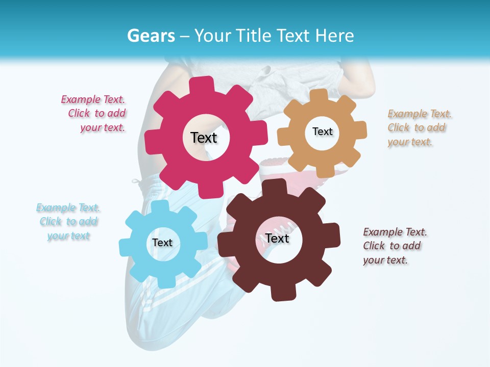 Smile Dance Stretching PowerPoint Template