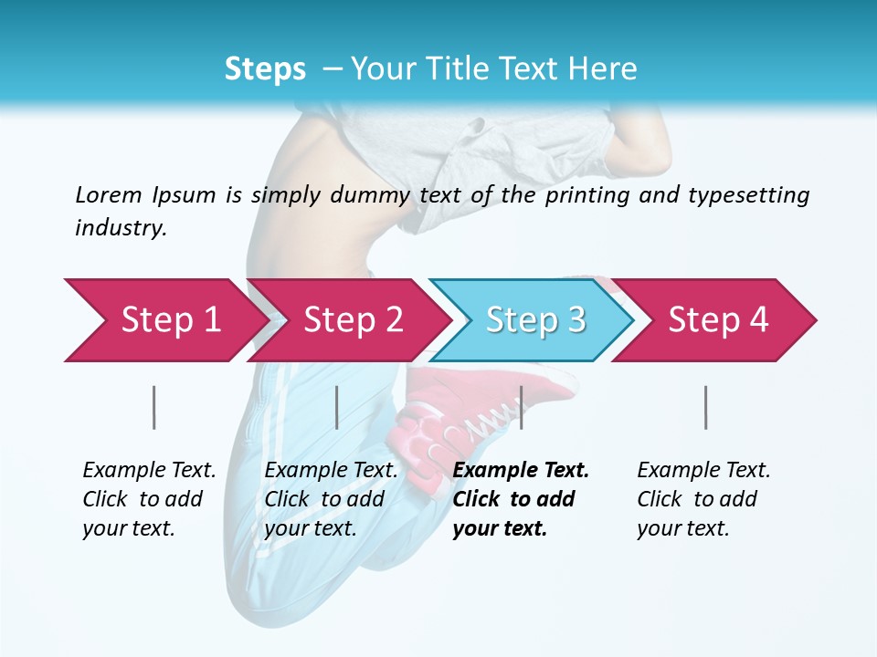 Smile Dance Stretching PowerPoint Template