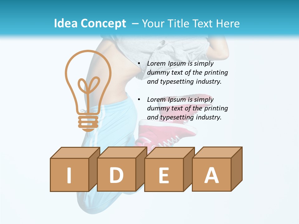 Smile Dance Stretching PowerPoint Template