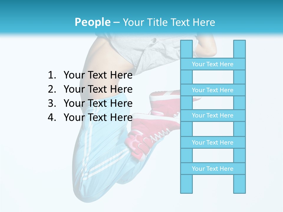 Smile Dance Stretching PowerPoint Template