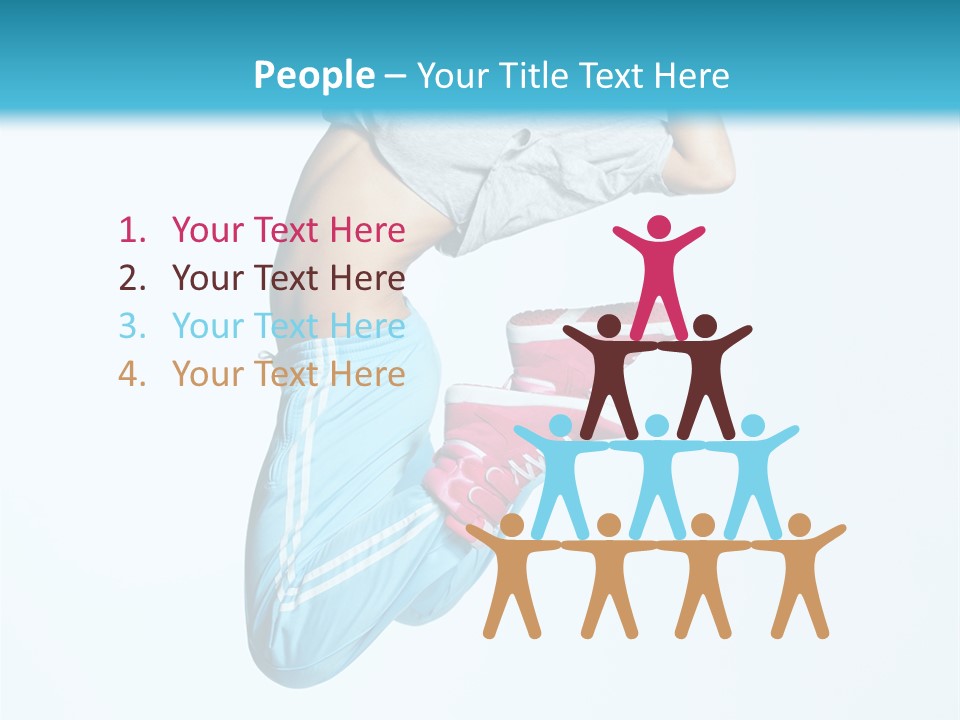 Smile Dance Stretching PowerPoint Template