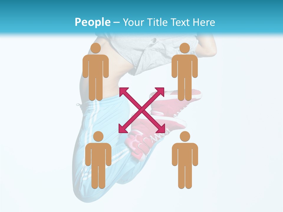 Smile Dance Stretching PowerPoint Template