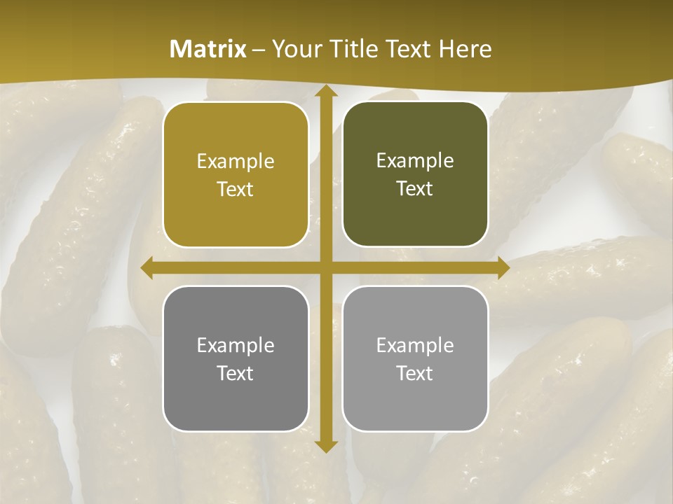 Vegetable Marinate Nutrition PowerPoint Template
