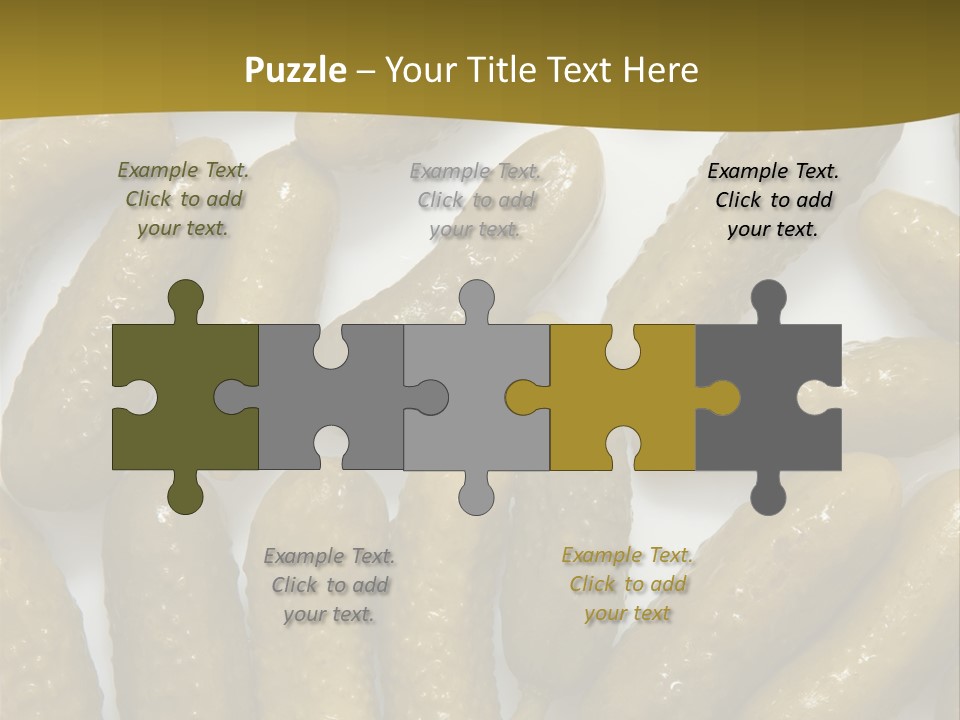 Vegetable Marinate Nutrition PowerPoint Template