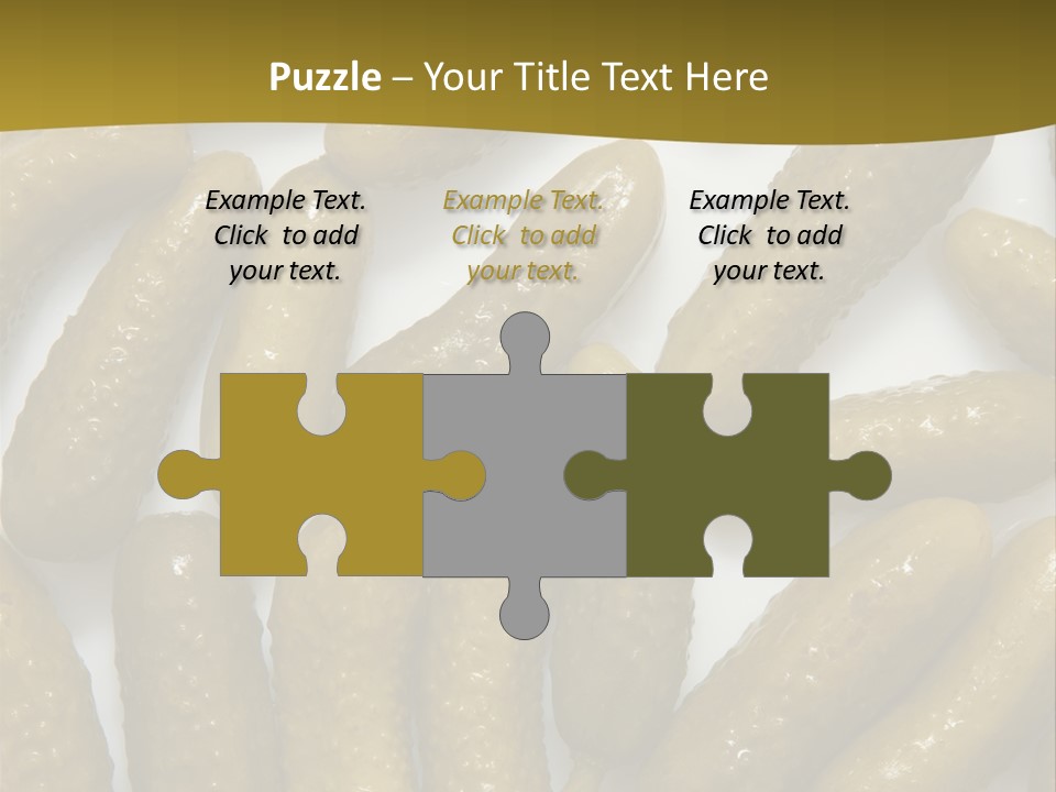 Vegetable Marinate Nutrition PowerPoint Template