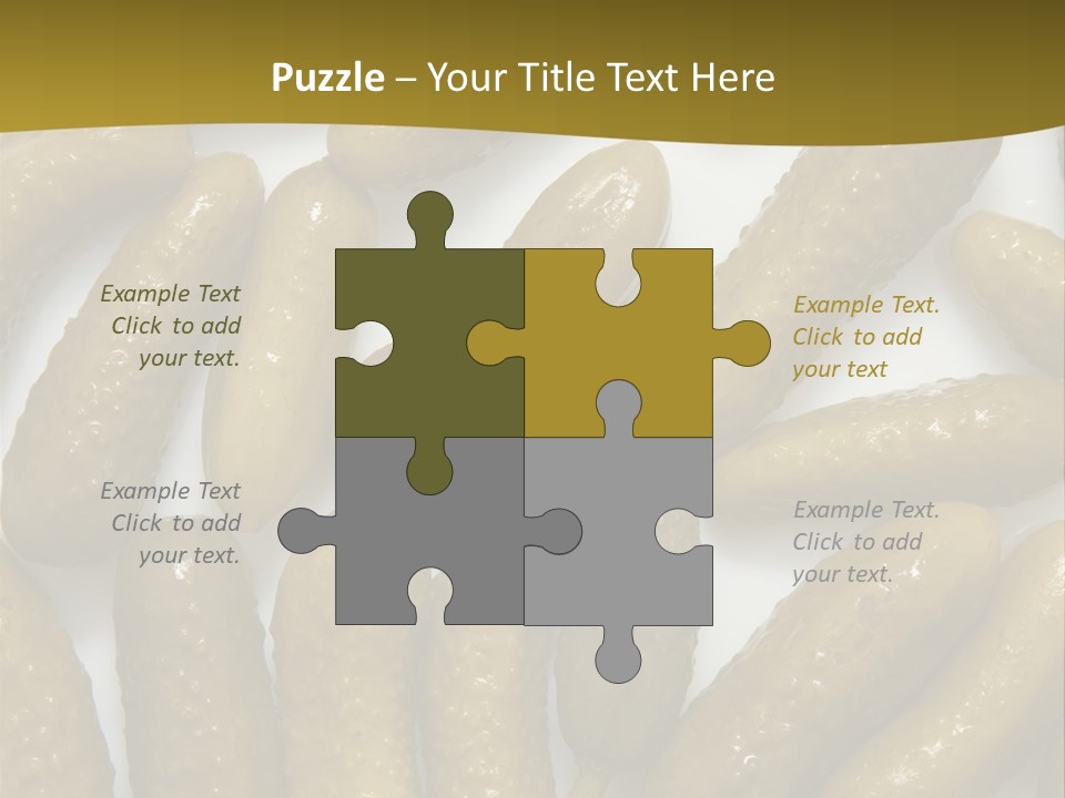 Vegetable Marinate Nutrition PowerPoint Template