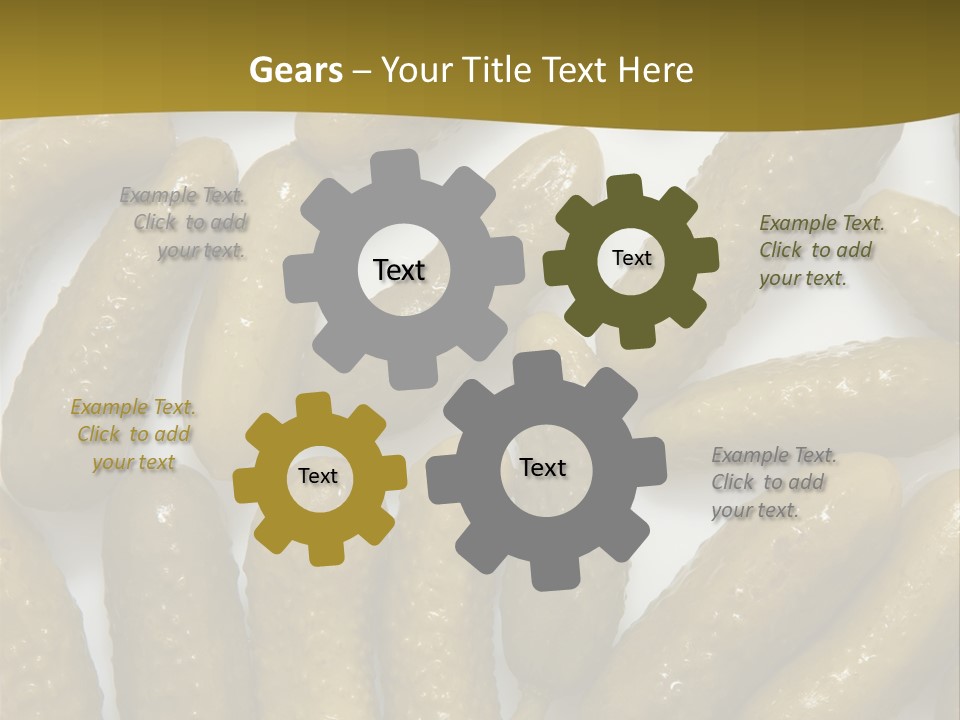 Vegetable Marinate Nutrition PowerPoint Template