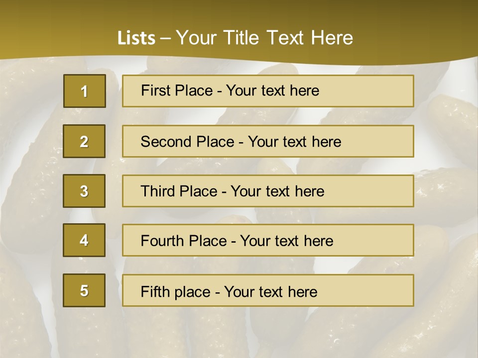Vegetable Marinate Nutrition PowerPoint Template