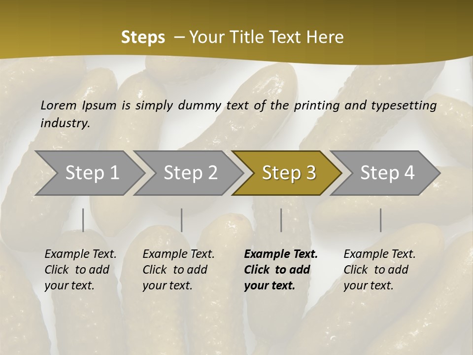 Vegetable Marinate Nutrition PowerPoint Template