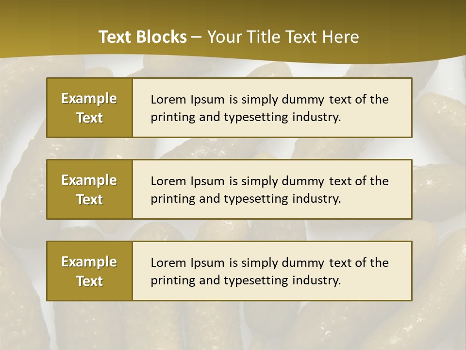 Vegetable Marinate Nutrition PowerPoint Template