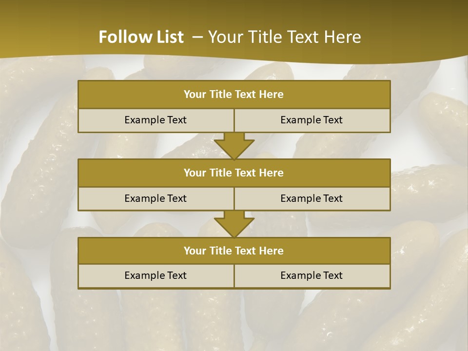 Vegetable Marinate Nutrition PowerPoint Template