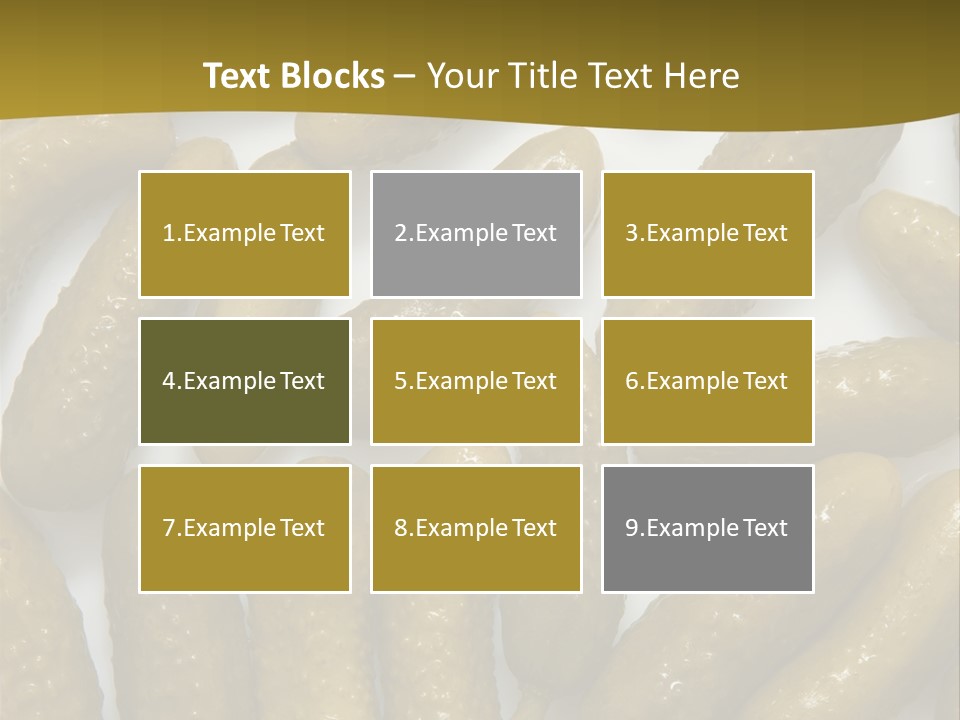 Vegetable Marinate Nutrition PowerPoint Template