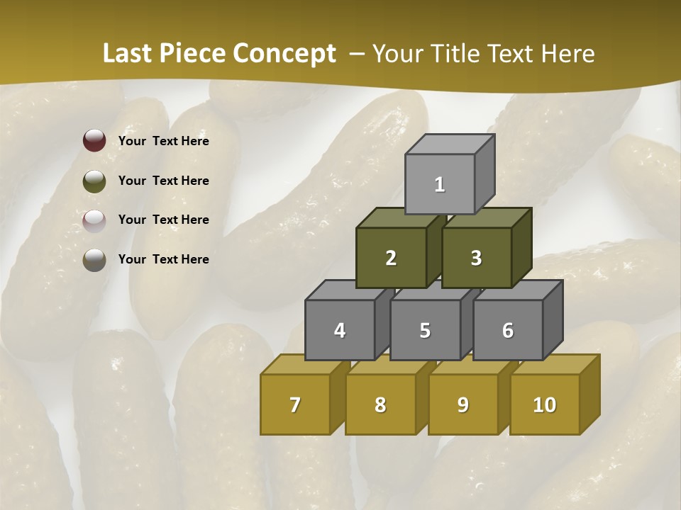 Vegetable Marinate Nutrition PowerPoint Template