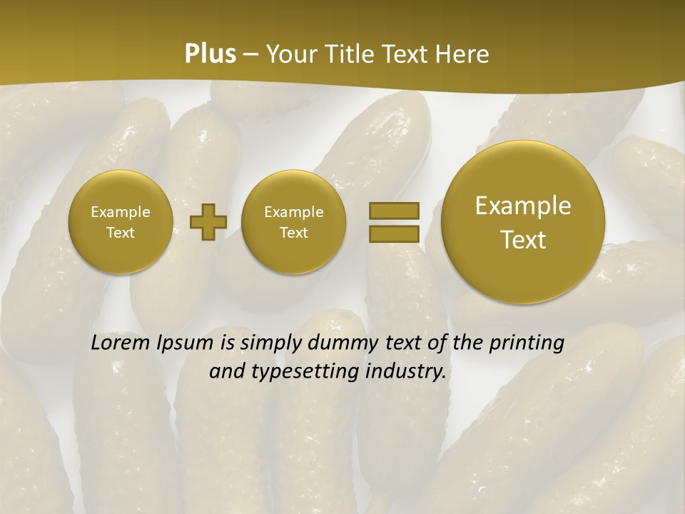 Vegetable Marinate Nutrition PowerPoint Template